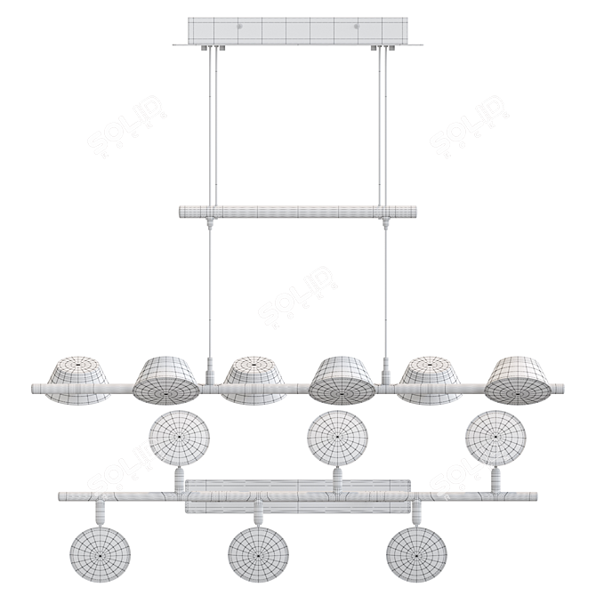 Flamer LED Pendant Lamp 3D model image 3