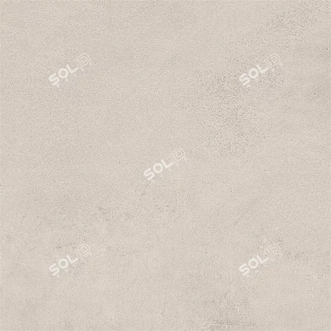 Ares Ivory Concrete Wall Tiles Set 3D model image 5