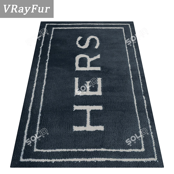 Title: Luxury Carpet Set 927 3D model image 2