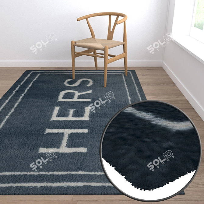 Title: Luxury Carpet Set 927 3D model image 5