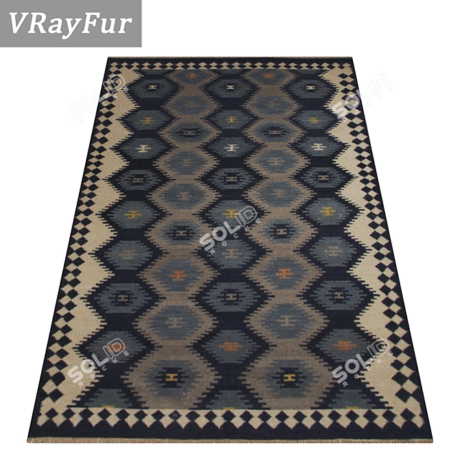 Luxury Carpets Set 929 3D model image 2