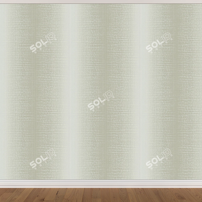 Seamless Wallpaper Set: 3 Colors 3D model image 4