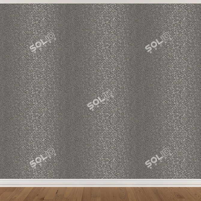 Seamless Wallpaper Set with 3 Textures 3D model image 2