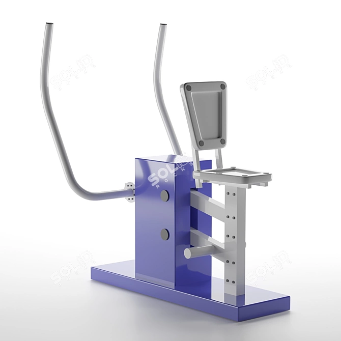 Ultimate Outdoor Chest Press 3D model image 1