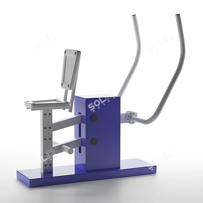 Ultimate Outdoor Chest Press 3D model image 4