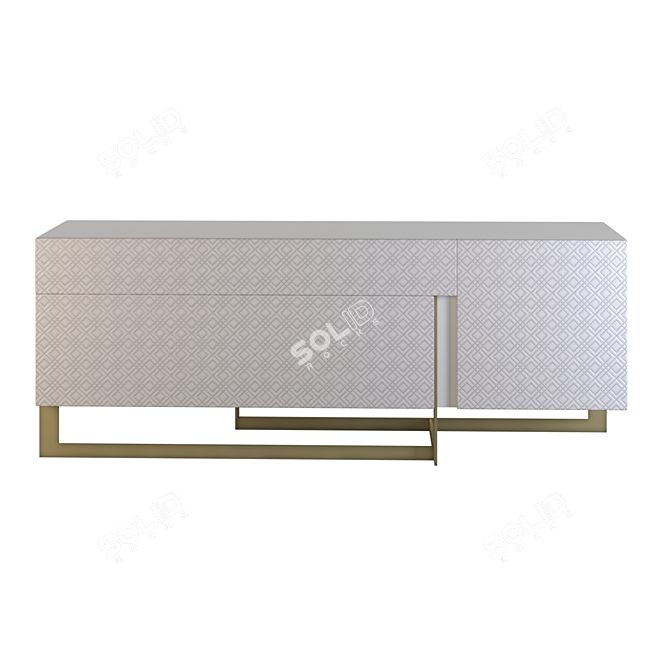 Rugiano BLADE Sideboard: Elegant Storage Solution 3D model image 2