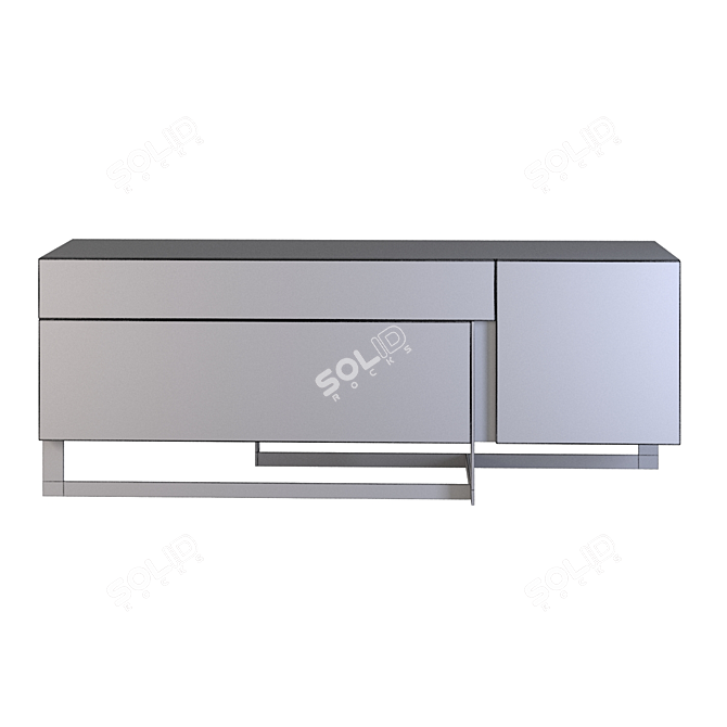 Rugiano BLADE Sideboard: Elegant Storage Solution 3D model image 4