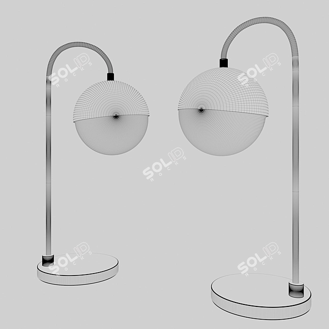 Dunnes 21 Desk Lamp+: Stylish Illumination Simplified 3D model image 2