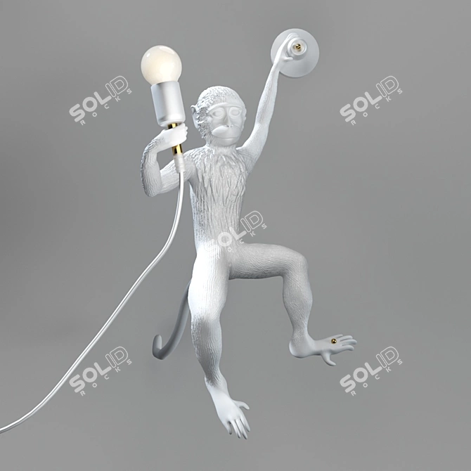 InoDesign Monkey Pendant Light 3D model image 1