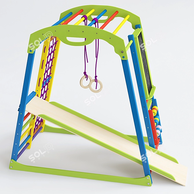 SportWood Plus: Ultimate Home Sports Complex 3D model image 3