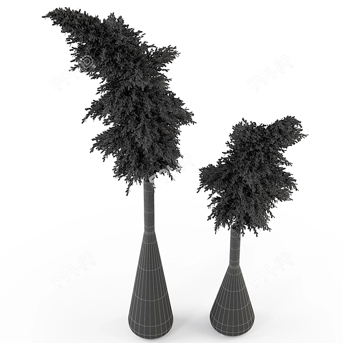 316 Greenery Plants Set 3D model image 4