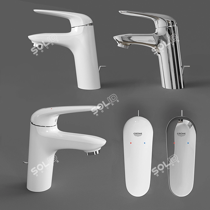 Grohe Eurostyle Basin Mixer 3D model image 1