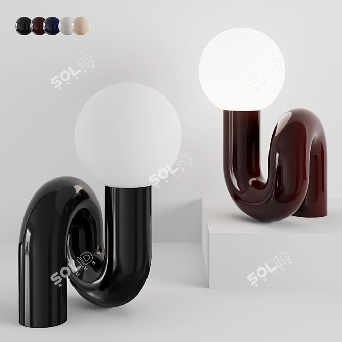 Neotenic Floor Lamp: Modern Elegance in Multiple Colors 3D model image 4