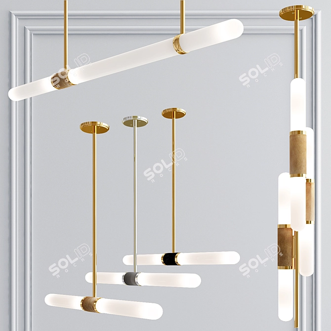 Scandal Collection: LED Pendant Lamps 3D model image 1