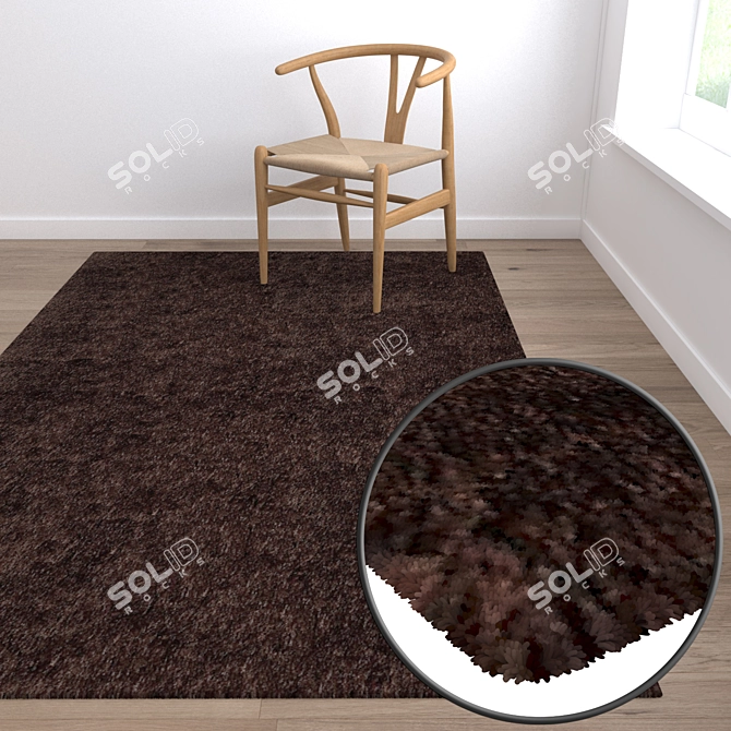 Luxury Rug Set | High-Quality Textures 3D model image 5
