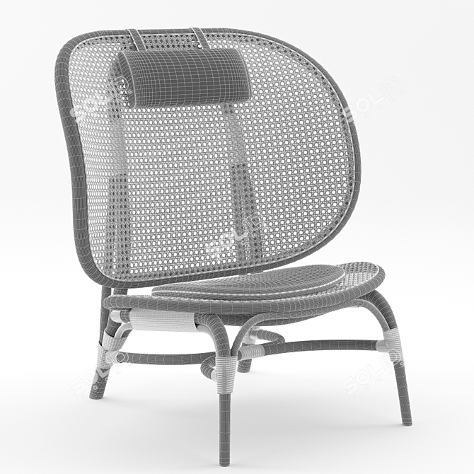 Versatile Nomad Chair 3D model image 3