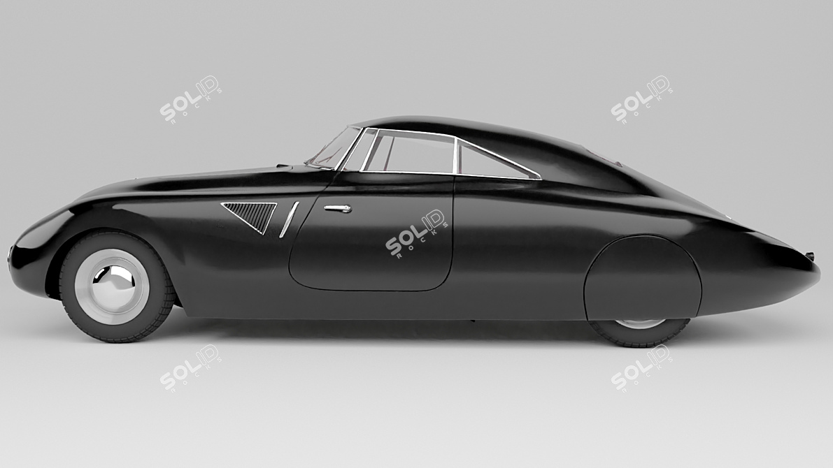 Luxury Maybach SW38 Stromlinie 2016 3D model image 4