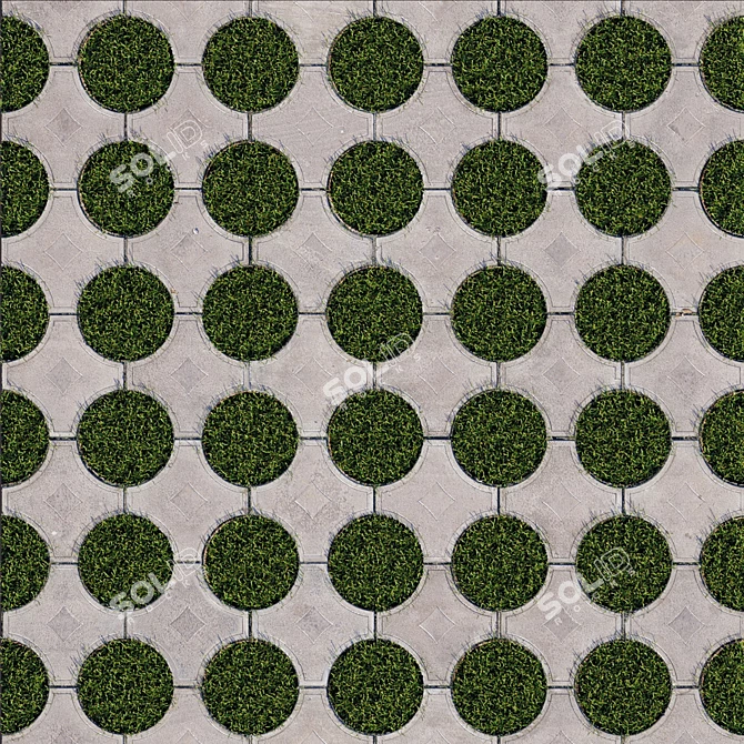 Elegant Decor Floor Tile 3D model image 2