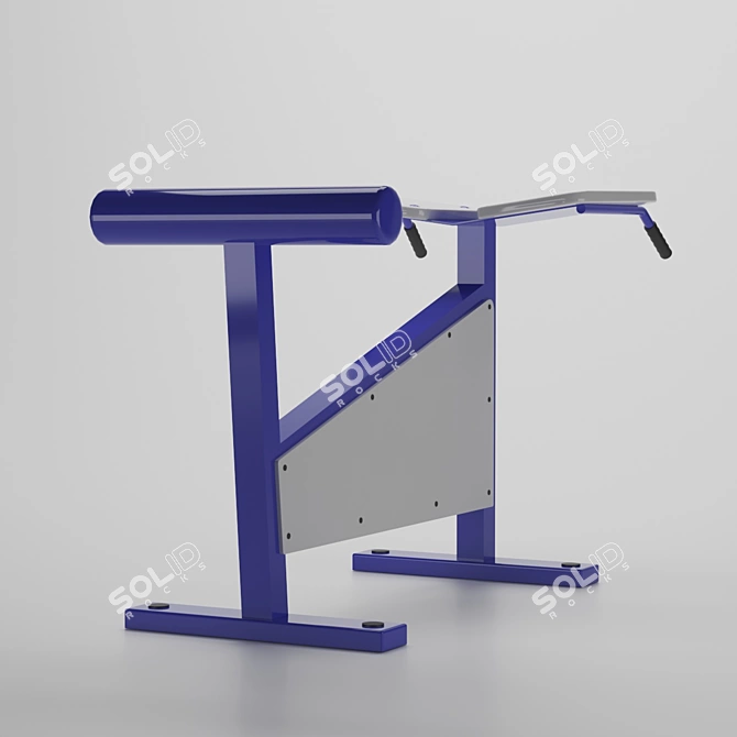  StreetFit Hyperextension Machine 3D model image 2