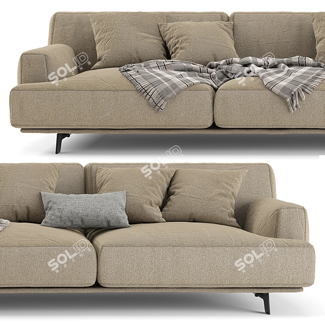 Modern Poliform Tribeca Sofa 3D model image 2