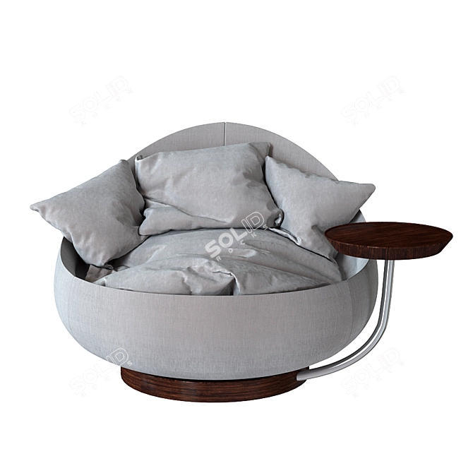 Elegant Lacoon Sofa by Desiree 3D model image 3