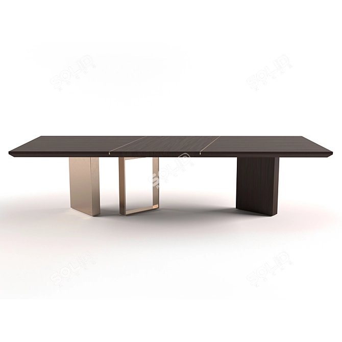 Elegant Fendi Morris Table 3D model image 2