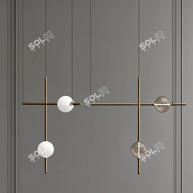 MIKADO_S12 Pendant Light | Modern Design 3D model image 1