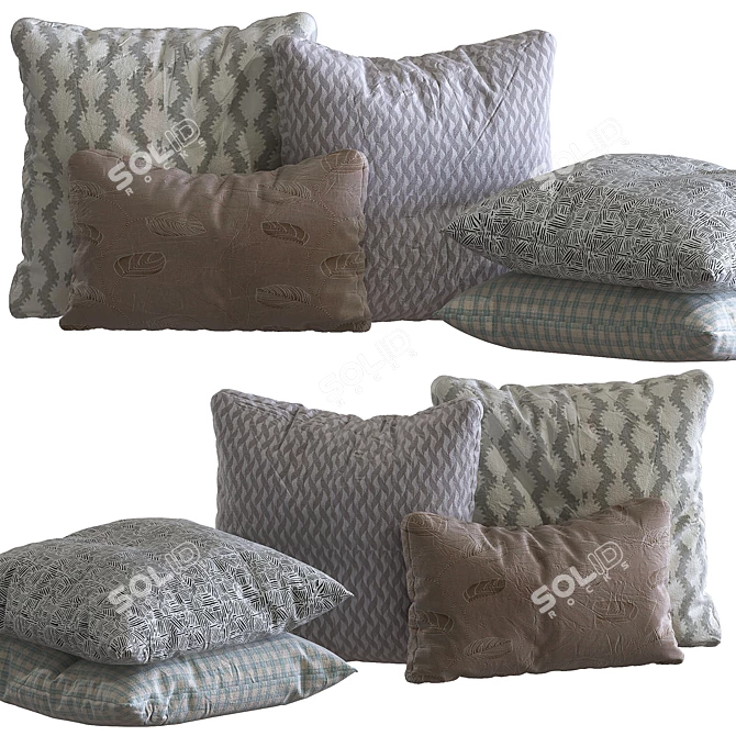 CozyDreams Pillow Collection 3D model image 2