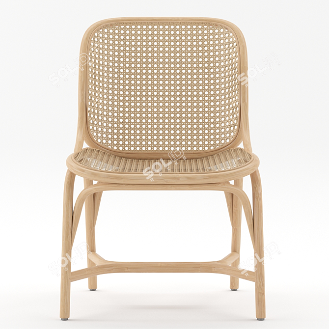 Elegant Frames Chair by Expormim 3D model image 3