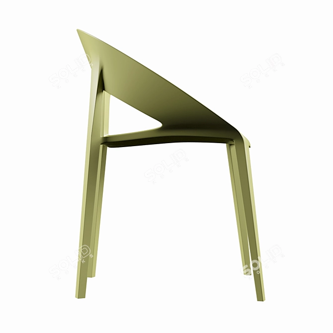 Sleek Modern Chair: Industry West Beacon 3D model image 3