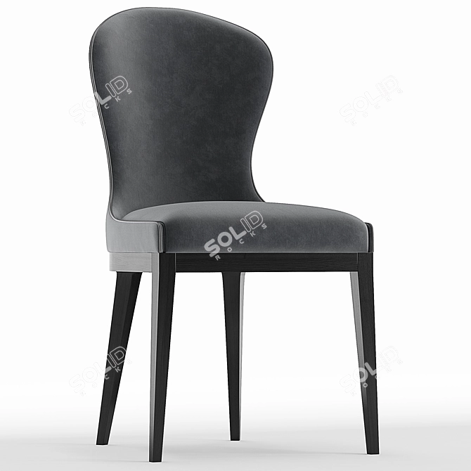 Flexform Mood You Dining Chair 3D model image 3