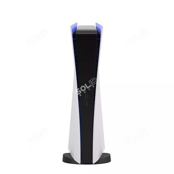 Next-Gen Gaming Powerhouse | PS5 3D model image 3