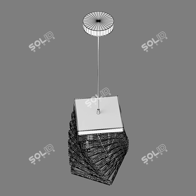 Limpio Lightstar Pendant Chandelier - Elegant Illumination for Any Space 3D model image 4