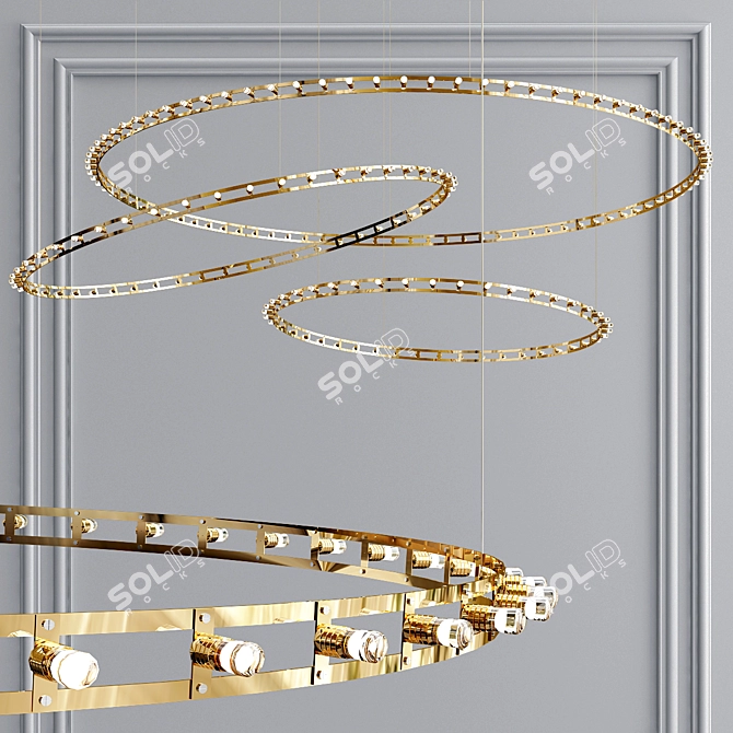 Illuminating Citadel Pendant 3D model image 1