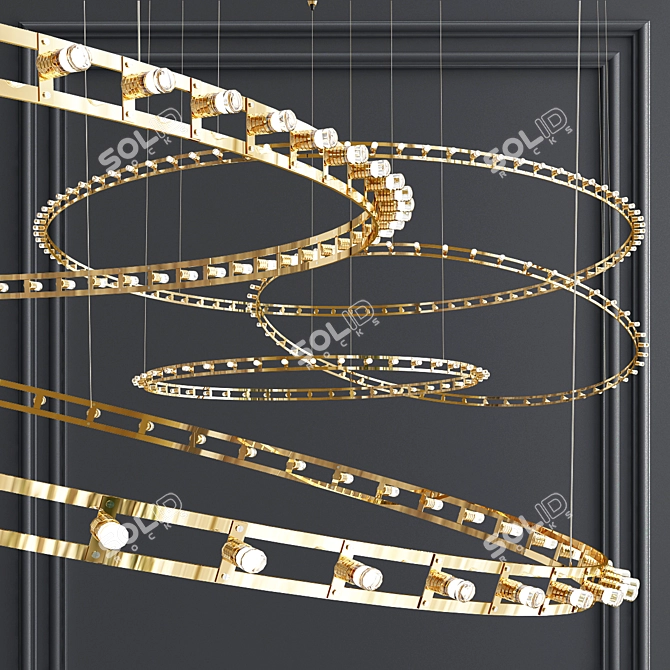 Illuminating Citadel Pendant 3D model image 2