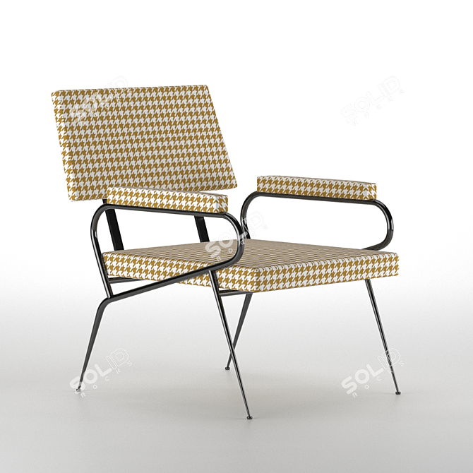 Elegant Comfort: J Chair 3D model image 4