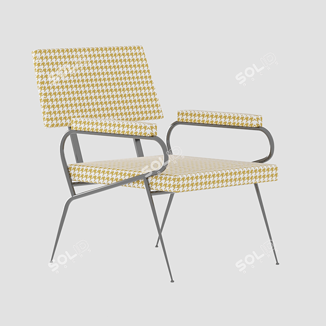 Elegant Comfort: J Chair 3D model image 6