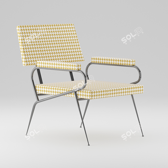 Elegant Comfort: J Chair 3D model image 8