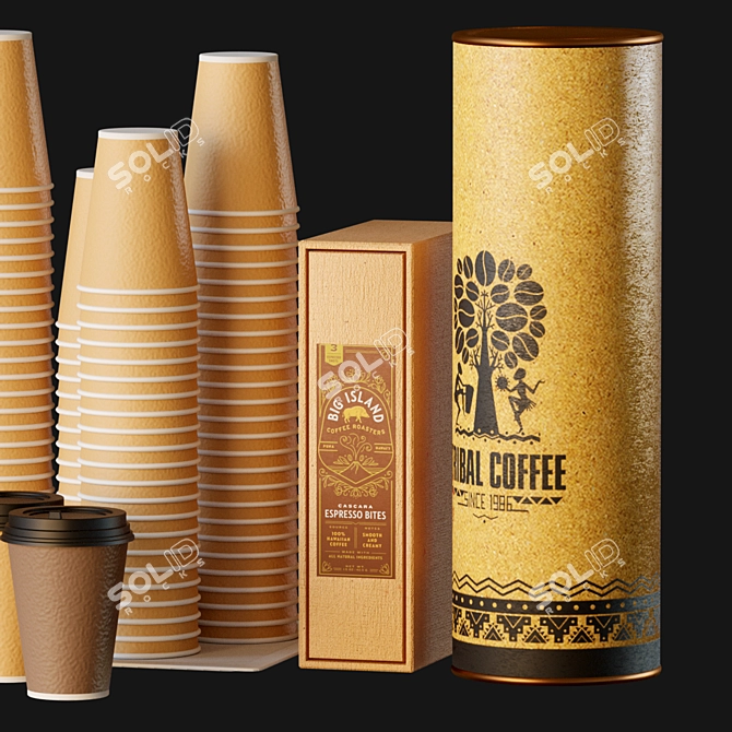 Cafe Essentials Bundle 3D model image 3