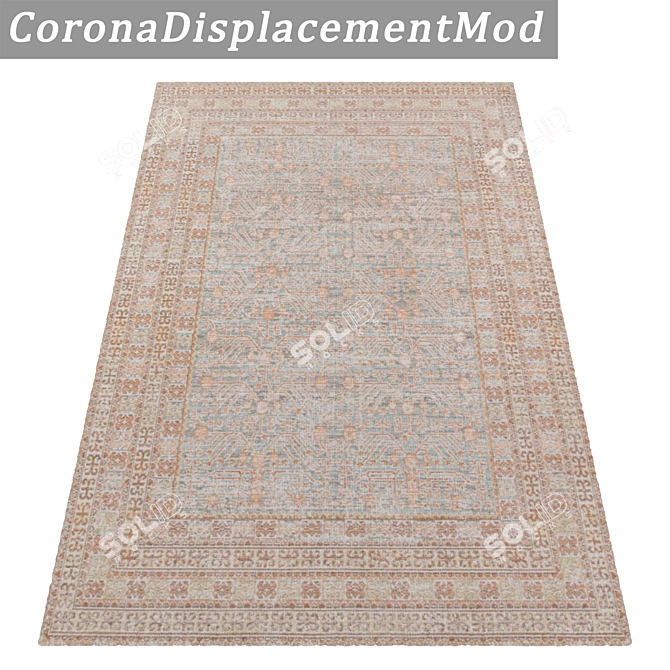 Title: Luxury Texture Carpets Set 3D model image 4