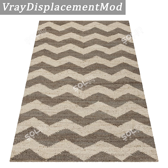 Luxury Carpets Set: High-Quality Textures 3D model image 3