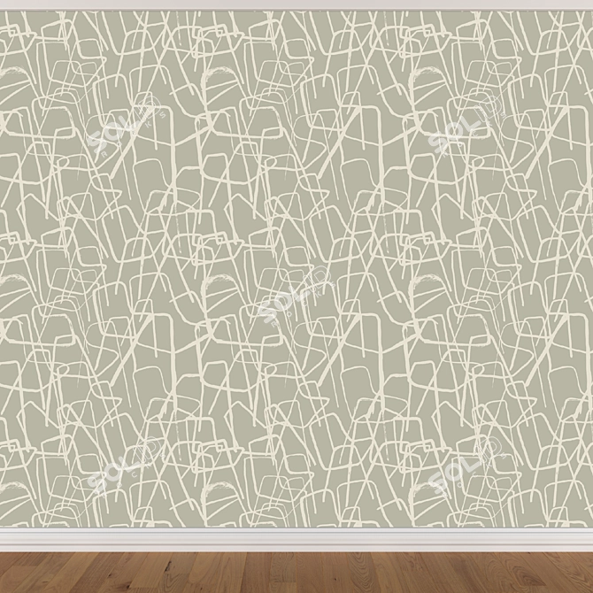 Seamless Wallpaper Set 3D model image 4