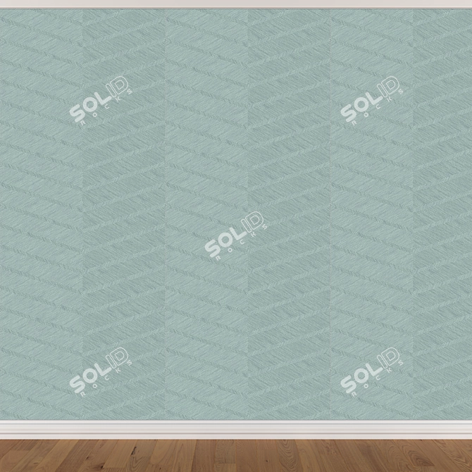 Seamless Wallpaper Set - 3 Colors 3D model image 2