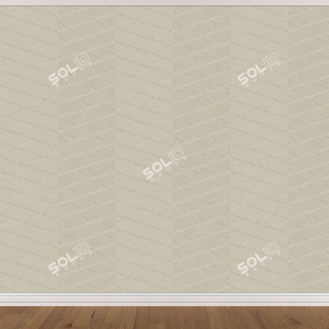 Seamless Wallpaper Set - 3 Colors 3D model image 4