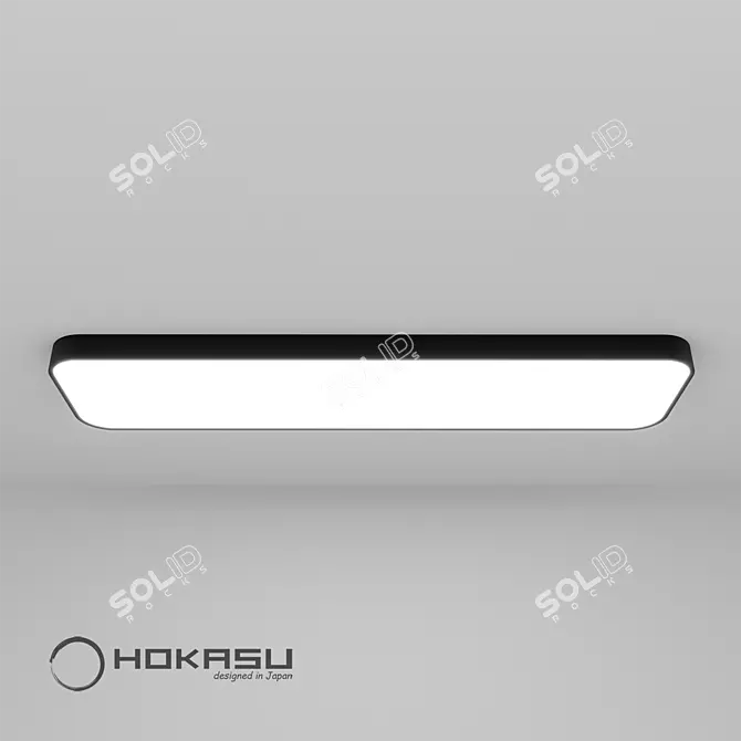 HOKASU Square-R: Bright, Natural, and Even Lighting 3D model image 2