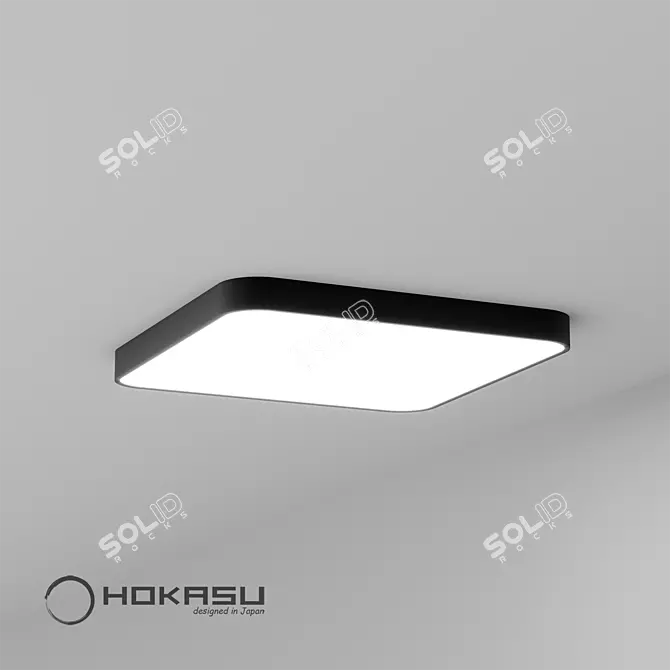 HOKASU Square-R LED Light 3D model image 3