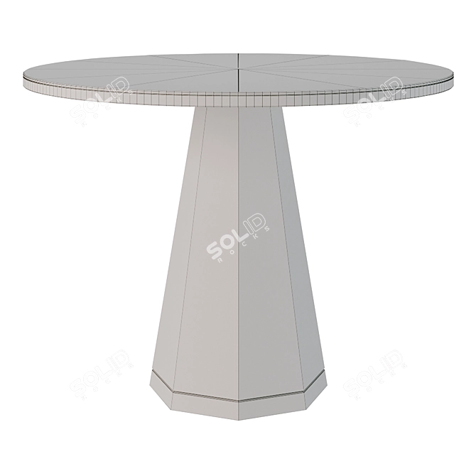 Spacious Round Table 3D model image 2