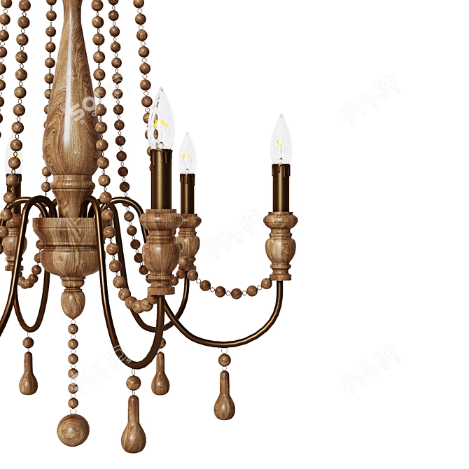 Elegance Illuminated: Jamie Young Chandelier 3D model image 3