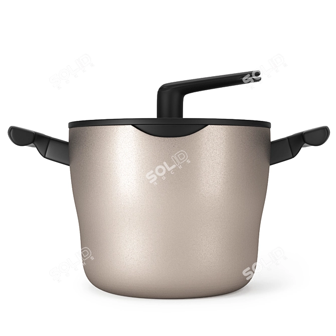 Sleek 5L Ikea Forbluffad Pot 3D model image 4