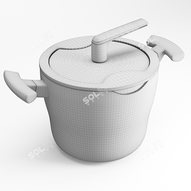 Sleek 5L Ikea Forbluffad Pot 3D model image 5